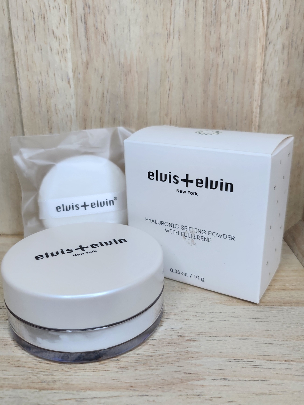 elvis+elvin Hyaluronic Setting Powder with Fullerene (New York)